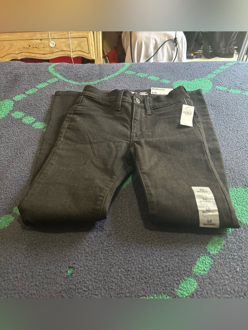 BLACK DENIM ROCKSTAR JEGGINGS(Sz 10)Old Navy•Built-in-Tough•High Rise•Brand New•